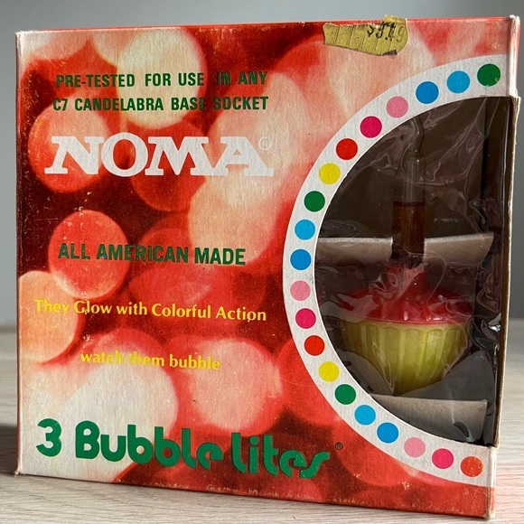 NOMA Vintage 3 Bubble Replacement Lites 🎄 - Picture 5 of 10